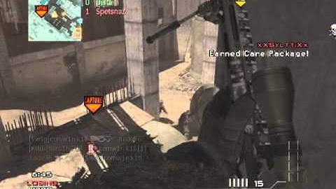 ukkeli98-mw3 trickshot in drop zone