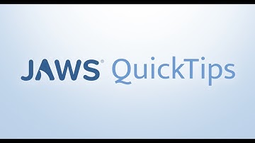 JAWS QuickTips: Reversing Last Setting