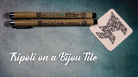 Tripoli on a Bijou Tile