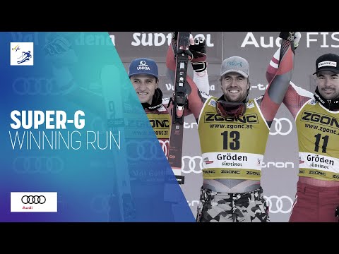 Aleksander Aamodt Kilde (NOR) | Winner | Men's Super-G | Val Gardena | FIS Alpine