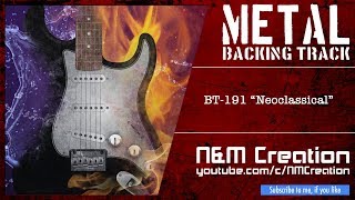 Neoclassical Metal Backing Track in Em | BT-191 chords