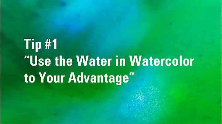 Watercolor Tip 1 - Using Water To Your Advantage w...