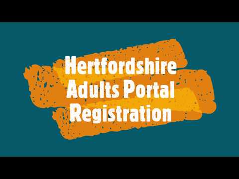 Hertfordshire Adults Portal | Registration