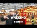 Christmas Market 2021 at Kudamm. Snow to Berlin. Walking in Berlin. 4K60H