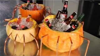 How to Create Pumpkin Coolers For Perfect Halloween Decorations | Southern Living