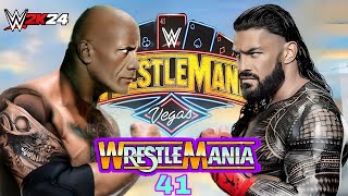 🔴 WWE 2k24 Live Stream Roman Reigns vs The Rock WWE Championship Match | #wwe2k24 #live