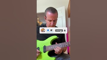 Easy open string guitar lick!