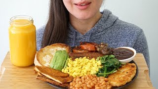 ASMR Eating Sounds: Vegan Big Breakfast (No Talking)