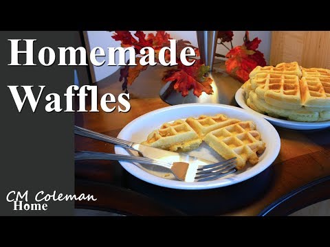 Homemade Waffle Recipe