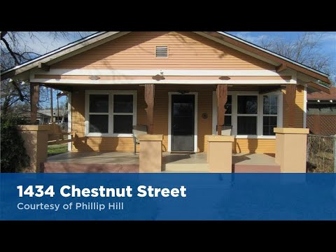 1434 Chestnut Street, Abilene, TX home video tour
