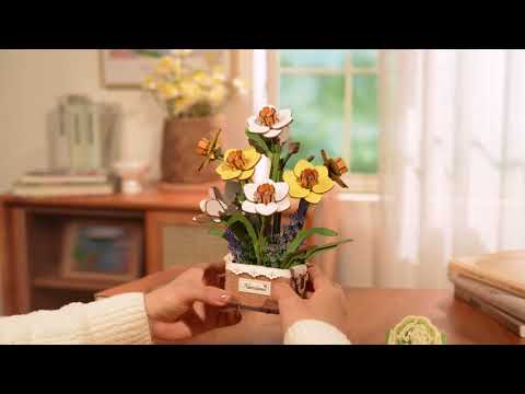 Rowood Narcissus TF002 DIY Wooden Flower