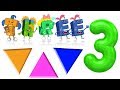 T for Three Colorful Triangles | Learn Alphabets with Funny Cartoons | ABC Monsters