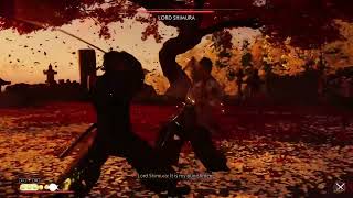 Lord Shimura Boss Fight NO HIT - Ghost of Tsushima