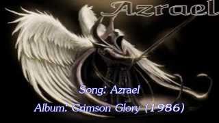 Video thumbnail of "Crimson Glory: Azrael (HQ) - lyrics on screen..."