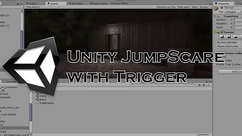 How to make Jumpscare with Trigger in Unity - Unity Tutorial