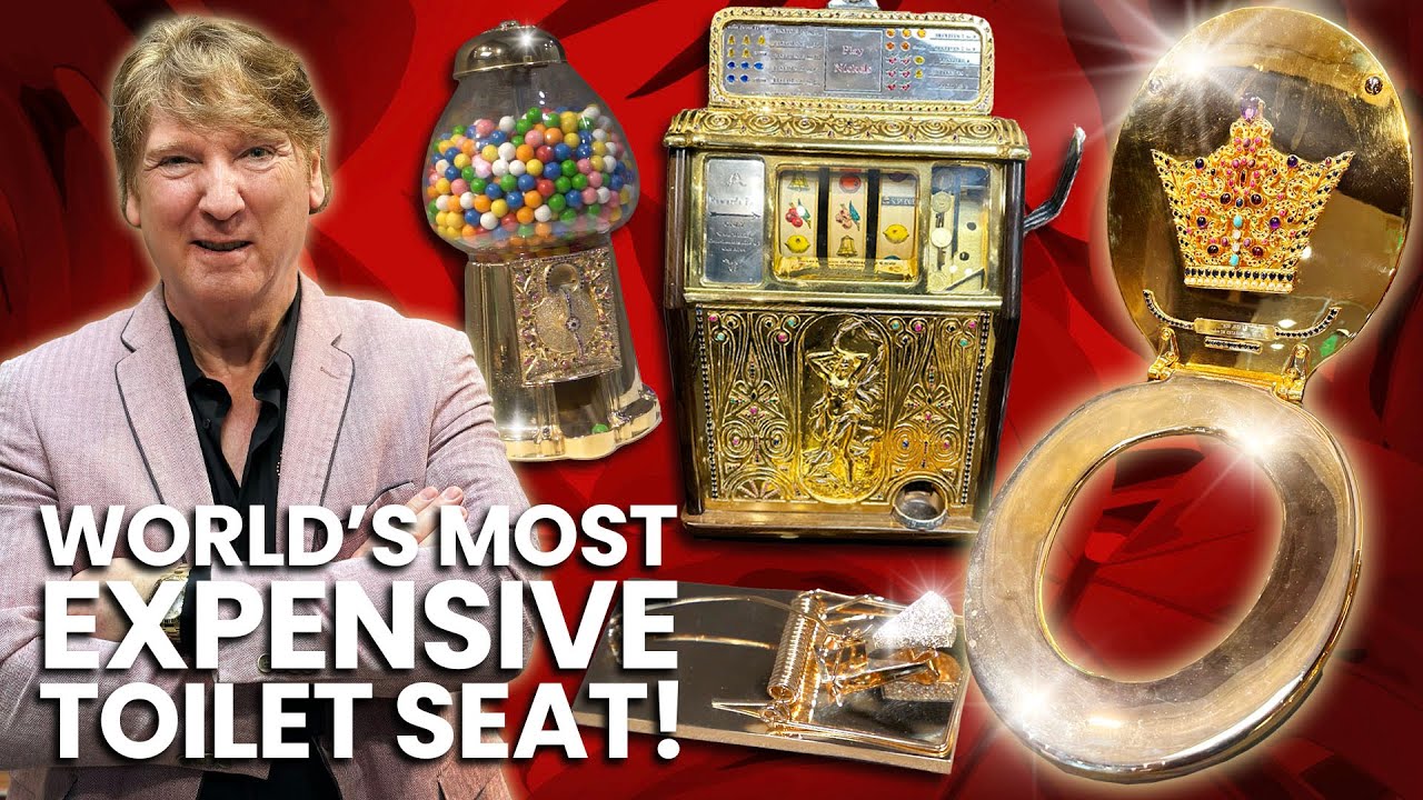 WORLD'S MOST EXPENSIVE TOILET SEAT(IT'S GOLD!) & other CRAZY GOLD
