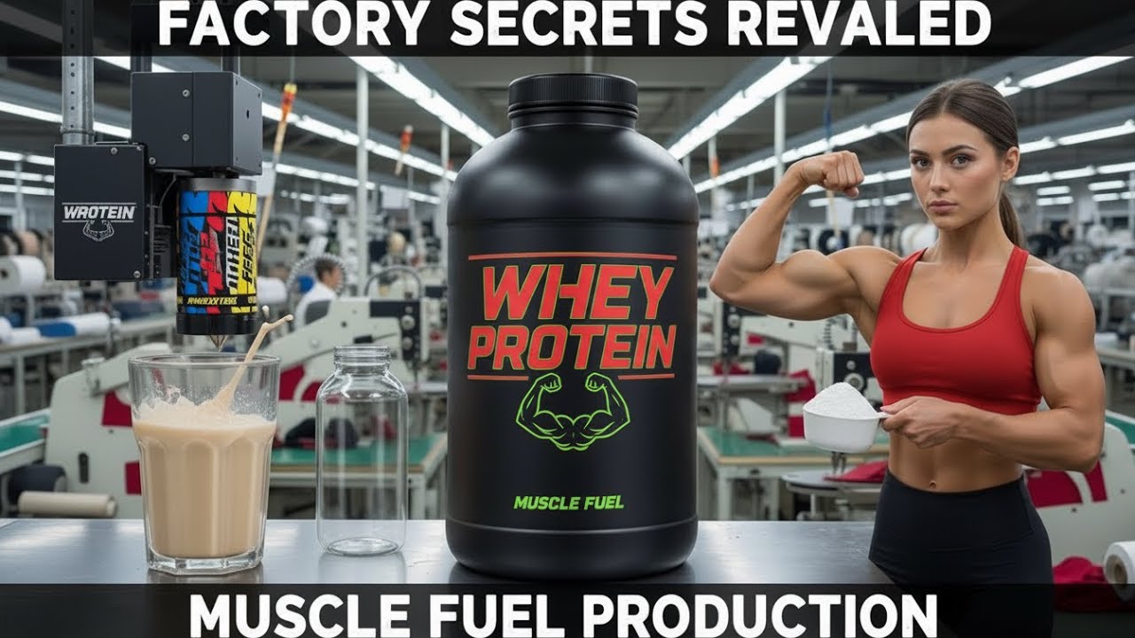 From Raw Ingredients to Muscle Protein: The Factory Process
