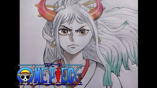 How to draw Yamato from the anime One Piece كيفية رسم ياماتو من انمي ون بيس