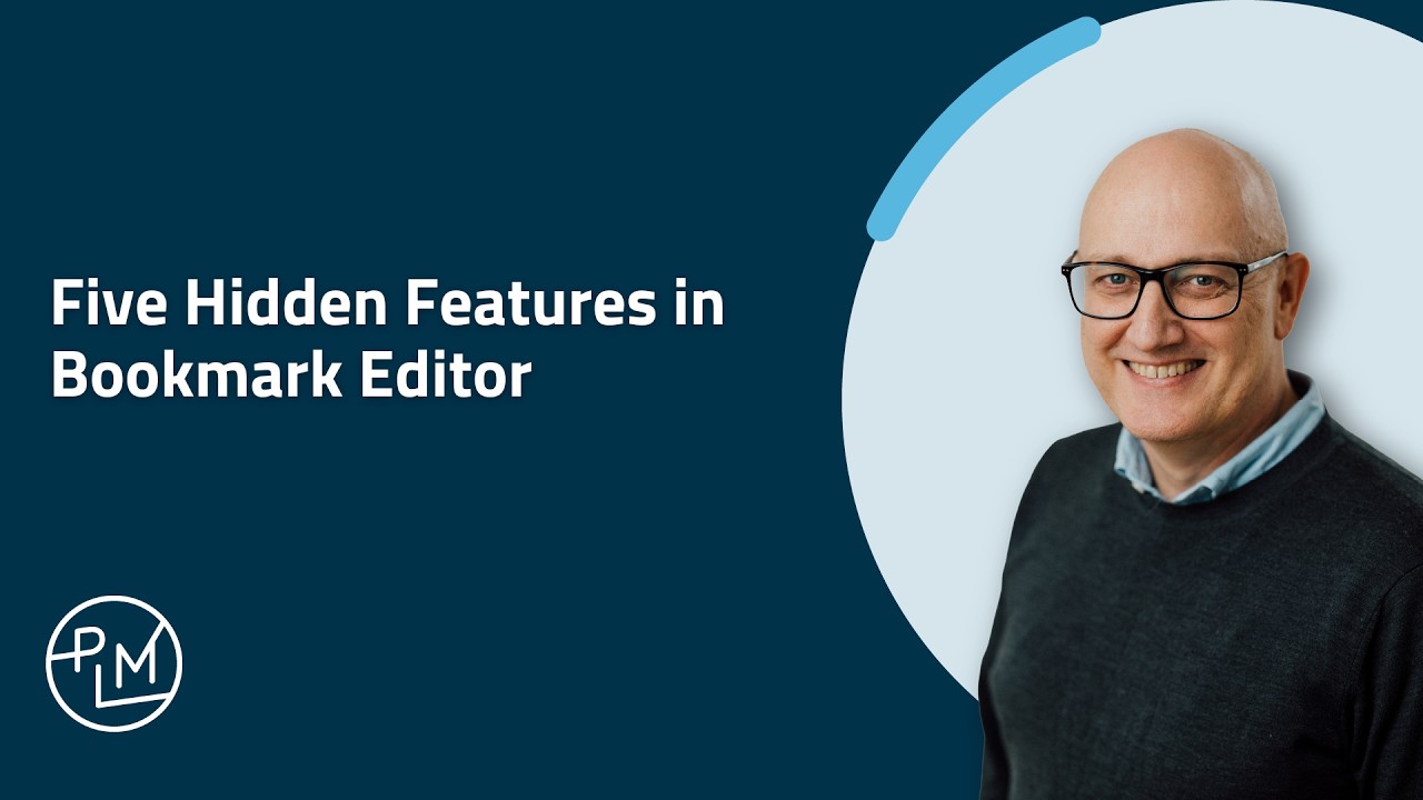 Five hidden Features in Bookmark Editor on the 3DEXPERIENCE platform
