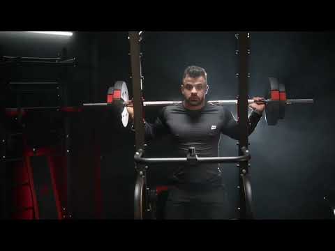 Силова станція тренажер HS-1018K підлогові турнік і бруси для дому та спортзалу багатофункціональна для всіх типів м'язів, видео 2