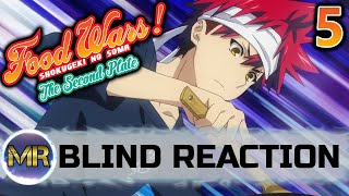 Food Wars Season 2 Episode 5 BLIND REACTION | BIG BATTLE!!