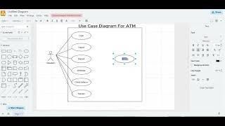 Tutorial Membuat Use Case Diagram Sistem ATM di Draw.io | Pemrograman Proses Bisnis