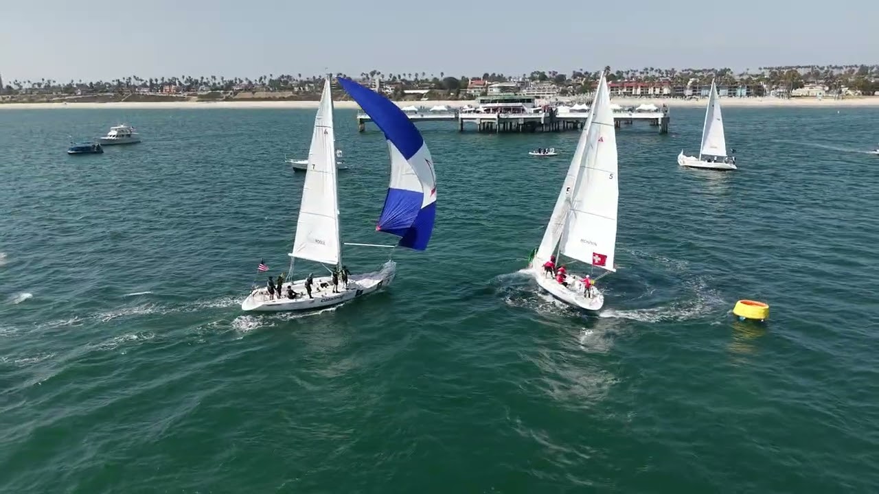 ⁣2026 Congressional Cup   Day 2   F11M3   Poole v Monnin finish
