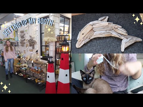 Setting Up My Vendor Booth at Best of Beloit Vintage Mall | Behind the Scenes of our Small Business