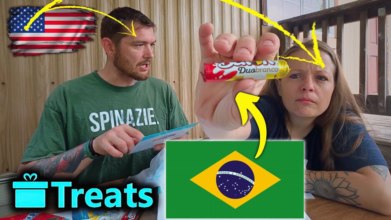 Americans Try Snacks from Brazil TryTreats Unboxing