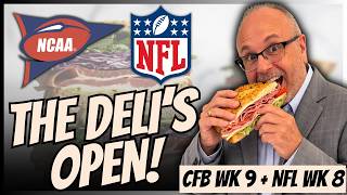CFB Week 9 + NFL Week 8 Picks & Predictions | Marco’s Deli