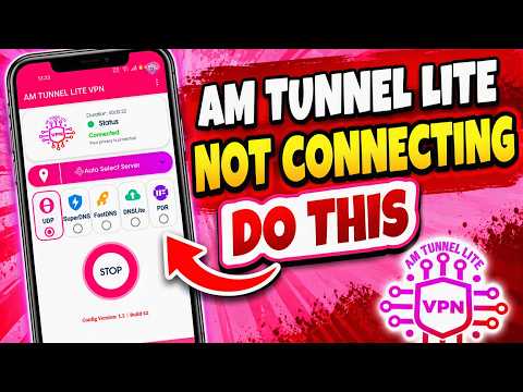 AM Tunnel Lite VPN Error Parsing IP | Easy Fix on Android | Fast & Secure Setup Guide 