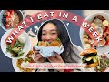 what I eat in a week (burnt out high schooler, REALISTIC af, healthy recipes)