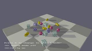 Demo of 3D Collision Detection and Resolution Using GJK and EPA