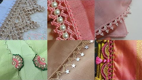 Beautiful Crochet/Krosha Dupatta Lace Pattern|Latest Crochet Designs For Shirt