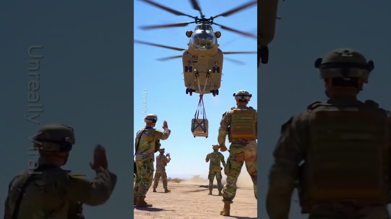 CHINOOK SUPPLY DROP!🚁 Massive Airlift by Helicopter!📦 