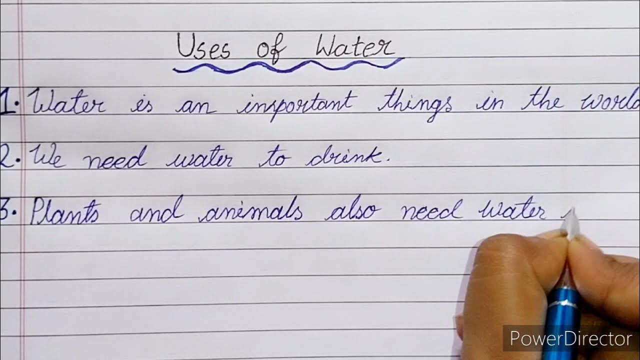 Uses of water / Importance of water/ essay on uses of water in english/5 sentences for uses of