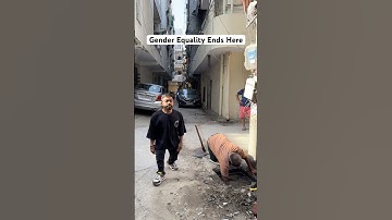 Gender Equality Ends Here 🥺💔