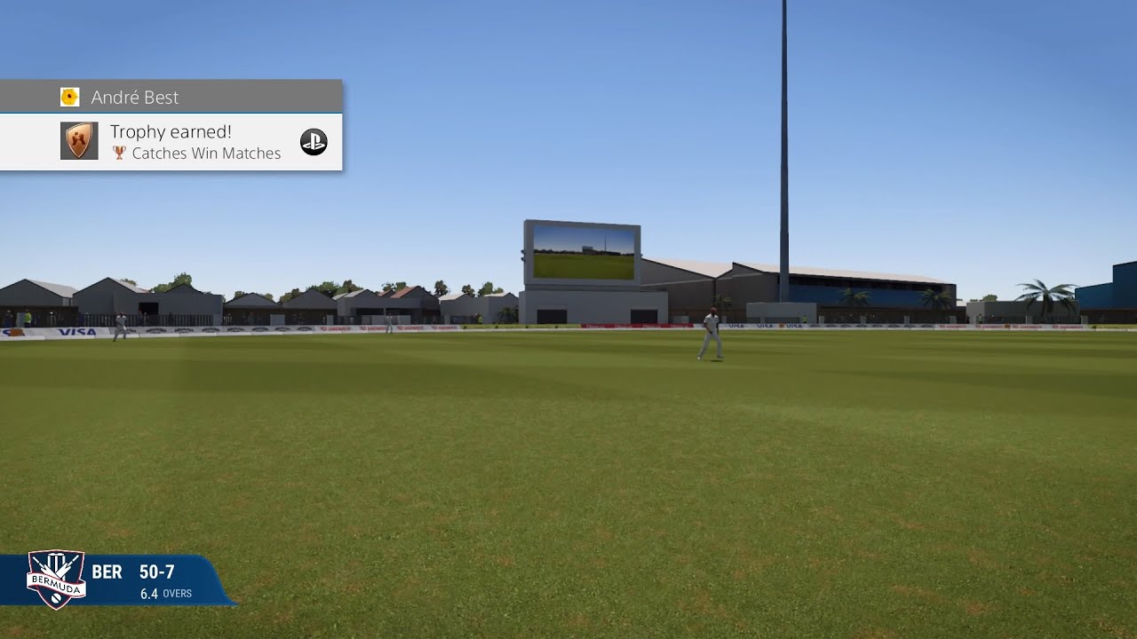 Cricket 24 - Catches Win Matches Trophy - YouTube