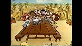 1988 Peanuts Met Life Thanksgiving TV commercial