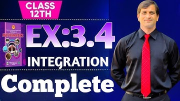 Exercise 3.4 Complete Class 12 maths NBF New Book 2025 ex 3.4 Class 12 math NBF Integration by Parts