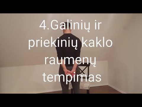 Video: Kaklo Raumenys - Stiprinimas, Spazmai, Mankšta