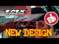 Honda Tmx 125 alpha decals sticker design