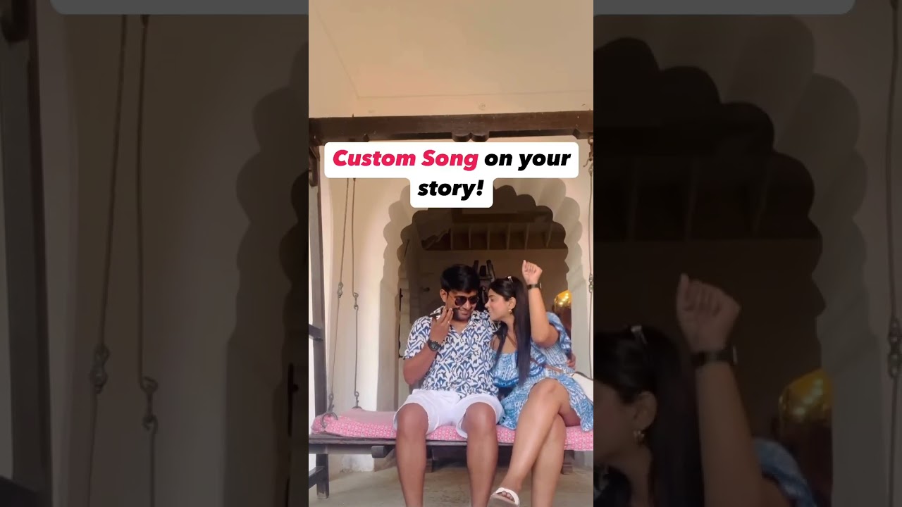 Love Rejuvantes with Music : Couple Enjoys Their Custom Song During a Vacation 🌴 