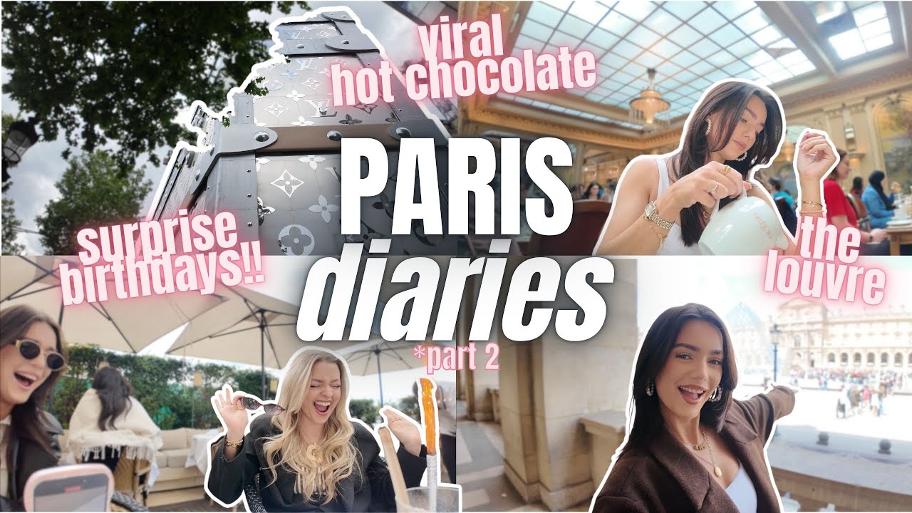 Paris Vlog Part 2 - Girls Trip With My Besties | Travel Vlog - YouTube