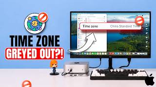Mac Mini Time Zone Is Greyed Out FIX It! (M4, M2 & M1)