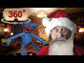 360 / VR Horror Video - HUGGY WUGGY Tries to ruin Christmas - Will he succeed - Fan made video