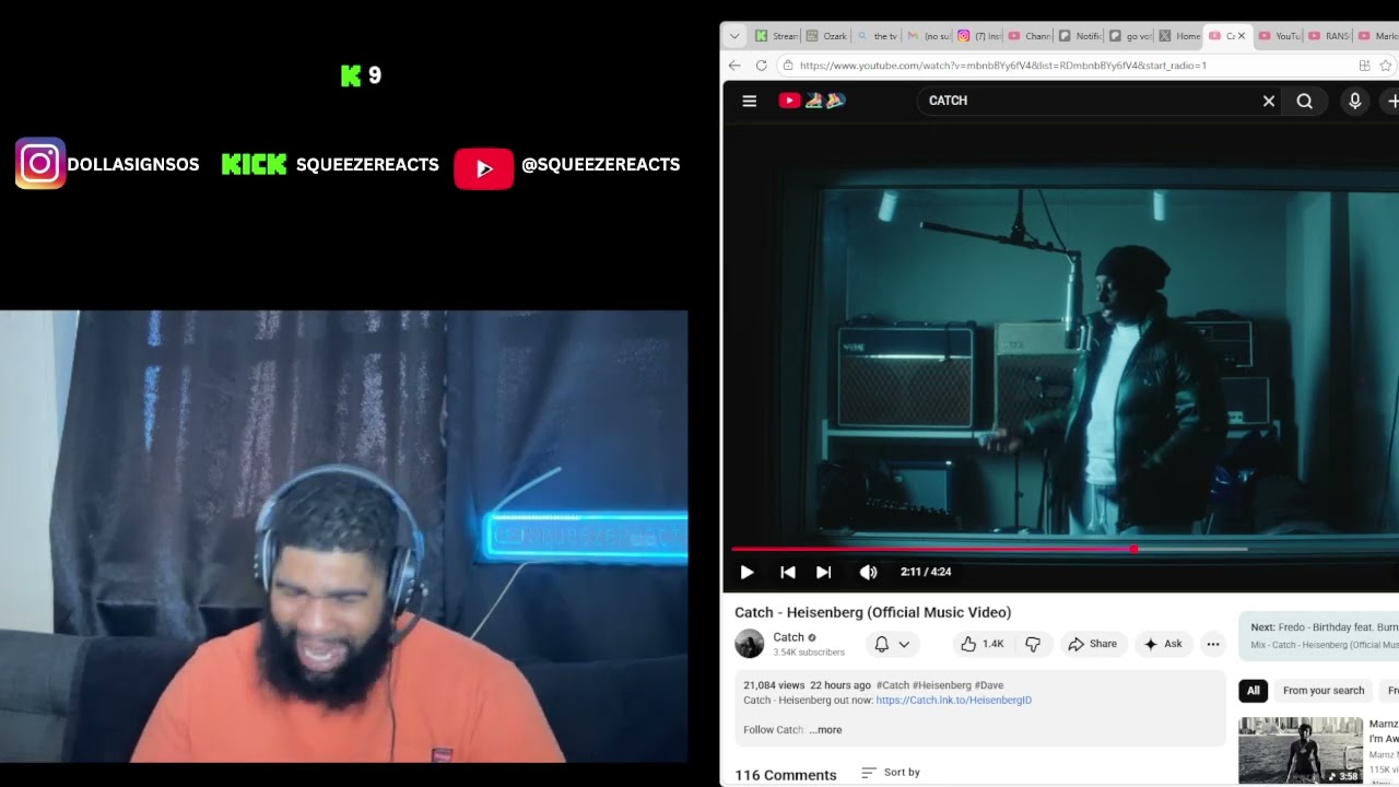 Реакция на клип Catch - Heisenberg (Official Music Video).