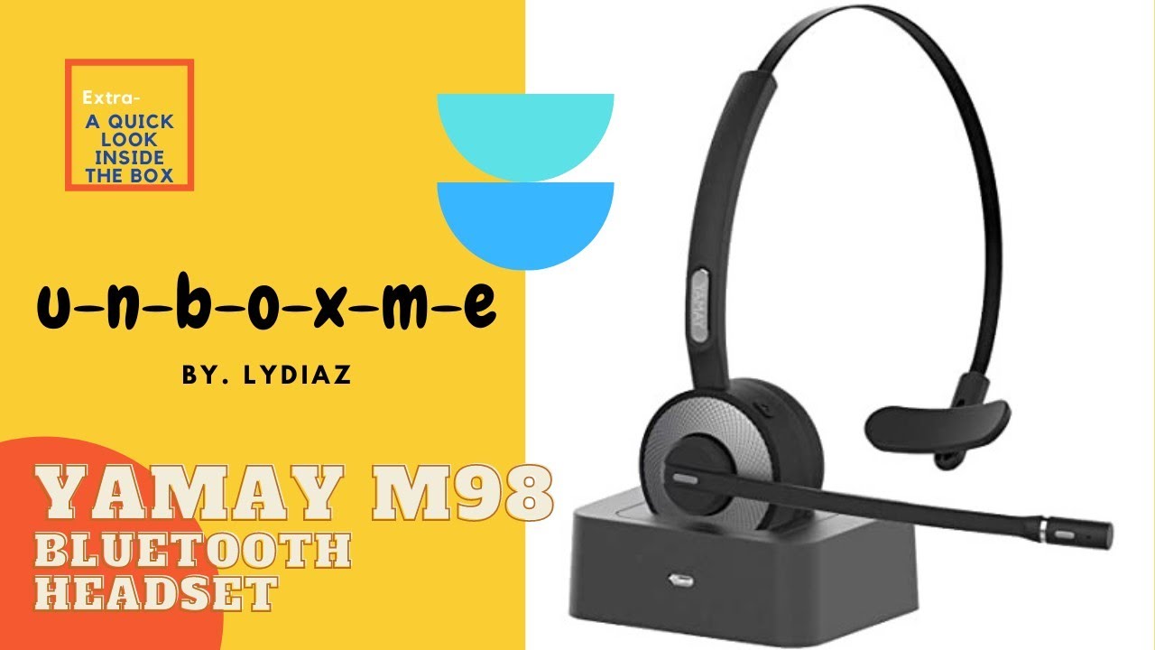 Yamay M98 Bluetooth Headset Unboxing (Yamay Bluetooth Kopfhörer) - YouTube