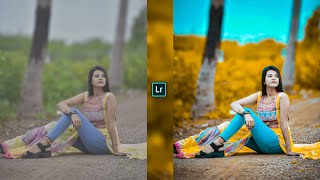 Lightroom yellow and blue colour photo editing | photo editing kaise kare Lightroom me | lr editing