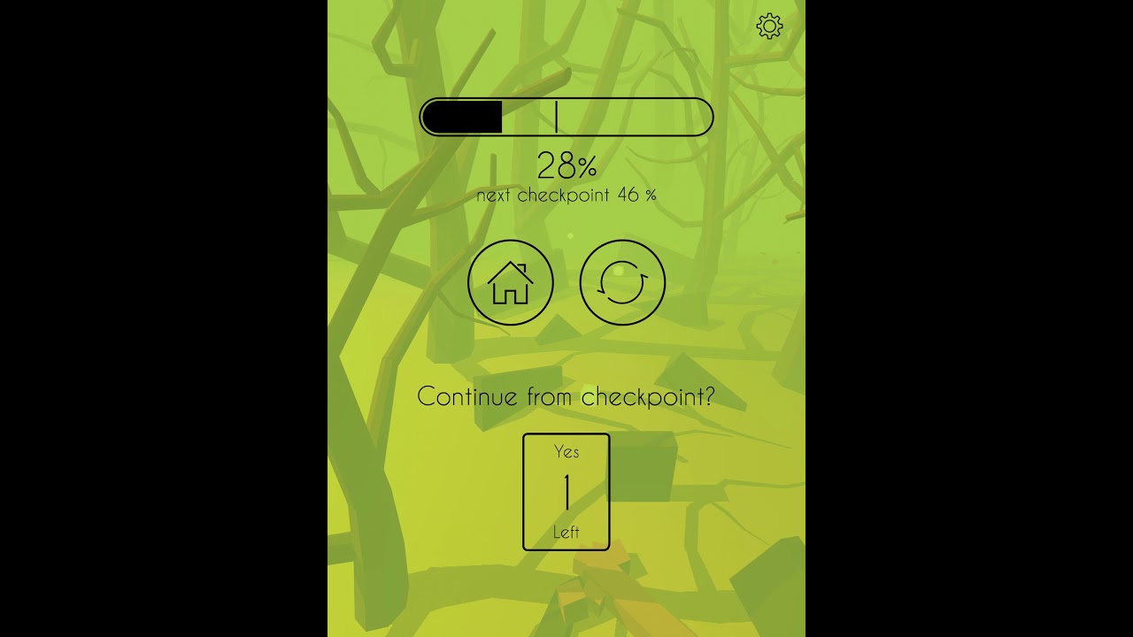Through the fog gameplay (not dancing line.)